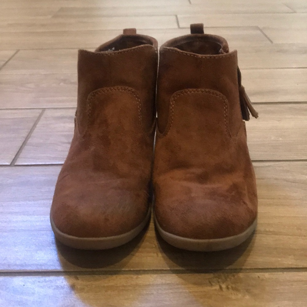 Girls Brown Booties